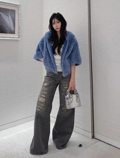 CHRISTIAN DIOR Женские джинсы из хлопка