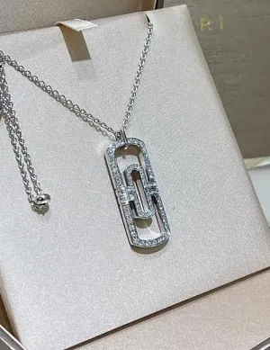 MESSIKA Колье Move из белого золота 18 карат 