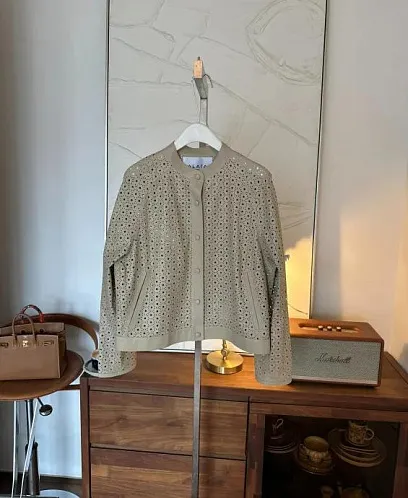 ALAIA Женский кожаный жакет