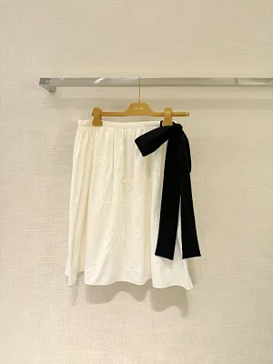 MIU MIU Женская юбка из натурального хлопка