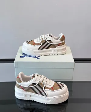 BURBERRY Мужские кроссовки коровья кожа