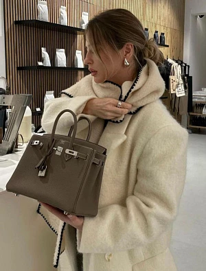 HERMES Женская сумка Birkin 25 см DO Togo