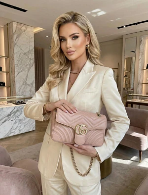 GUCCI Женская сумка GG Marmont medium shoulder bag