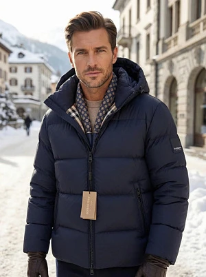 BURBERRY Мужская куртка на пуховом наполнителе 