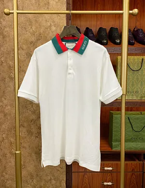 GUCCI Мужская футболка хлопок прямого кроя