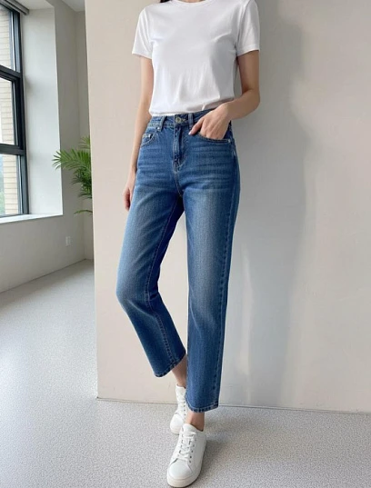 CHANEL Женские брюки из денима