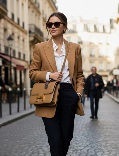 HERMES Женская сумка Constance 24 см 0M Epsom