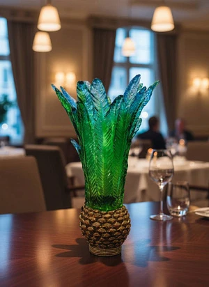 DAUM Ваза из хрусталя ананас