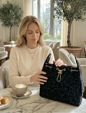 CHANEL Женская сумка Hobo 25 a премиум качества