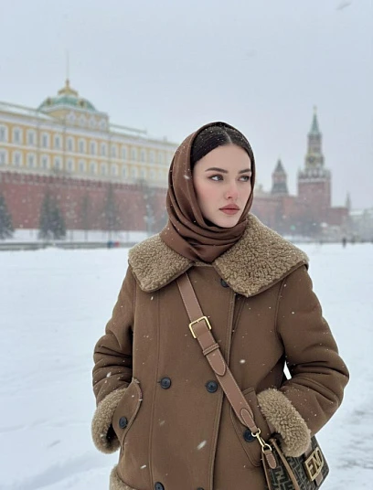 CHRISTIAN DIOR Женская шуба из овчины