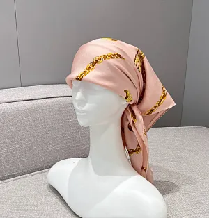 CELINE Женский платок шёлк золотые цепи