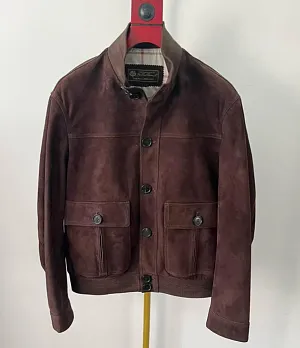 LORO PIANA Мужская куртка из элитной замши