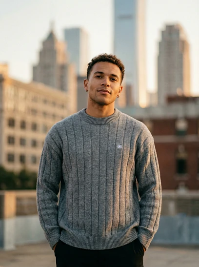 CELINE Мужской свитер из шерсти