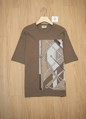 HERMES Женская футболка хлопок