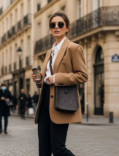 HERMES Женская сумка Evelyne 16 см 46/Ebene Clemence