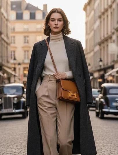 HERMES Женская сумка Constance 19 см 37/gold Chevre