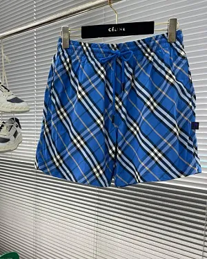 BURBERRY Мужские шорты синие