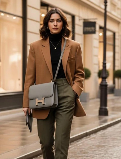 HERMES Женская сумка Constance 24 см 4Z Epsom