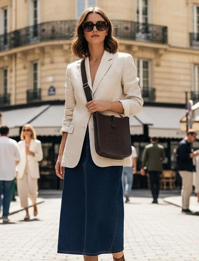 HERMES Женская сумка Evelyne 16 см 47/Chocolate Clemence