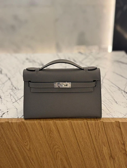 HERMES Женская сумка Kelly Pochette 22 см 0L/Girs Meyer Swift