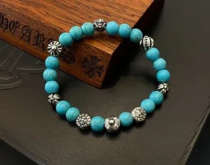 CHROME HEARTS Мужской браслет с бирюзой