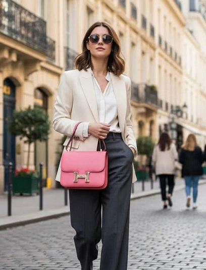 HERMES Женская сумка Constance 19 см U5 Epsom