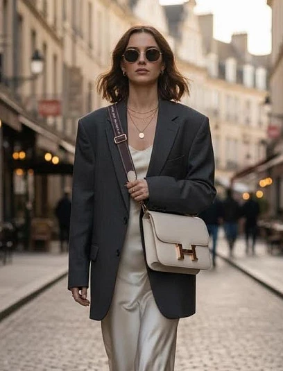 HERMES Женская сумка Constance 19 см i2/Nata Swift