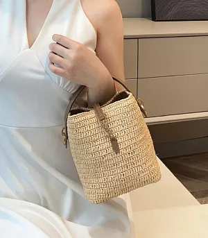 SAINT LAURENT Женская Сумка рафия LE 37