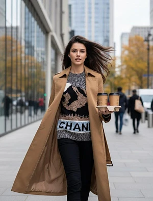 CHANEL Женский вязаный свитер