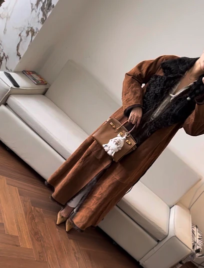 THE ROW Женское пальто с мехом лисы