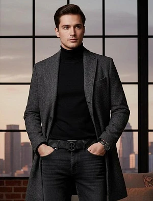 BURBERRY Мужской ремень с пряжкой