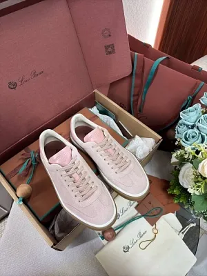 LORO PIANA Женские замшевые кеды