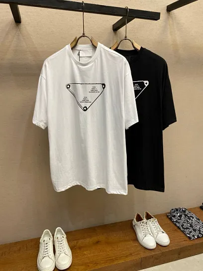 PRADA Мужская футболка хлопок