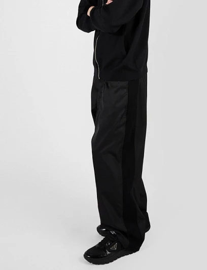 PRADA Мужские кроссовки из телячьей кожи в высоком силуэте