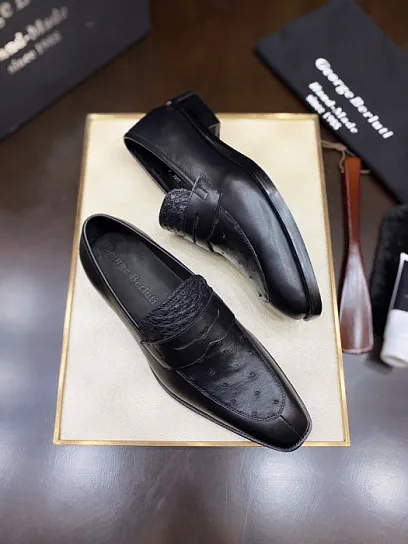 PRADA Мужские туфли кожа страуса