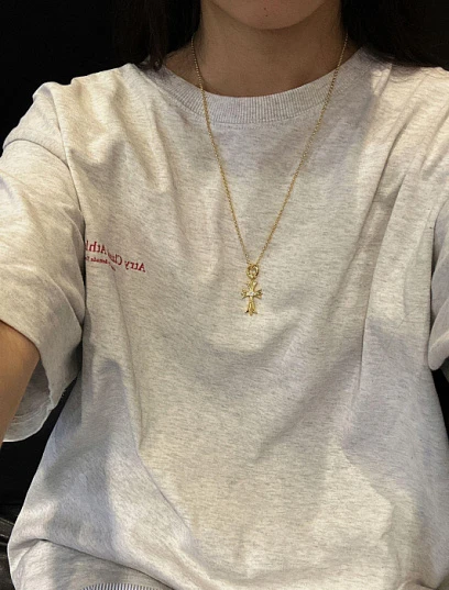 CHROME HEARTS Женское колье с подвеской в форме креста