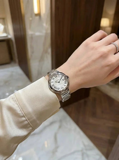 CARTIER Женские часы Ballon Bleu De Cartier 33 мм элегантные