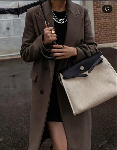 HERMES Женская сумка Herbag 31 см S2 Canvas/Cowhide