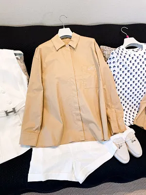 HERMES Женская рубашка из хлопка