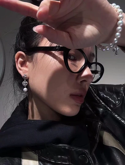 CHROME HEARTS Женские серьги с жемчужной каплей