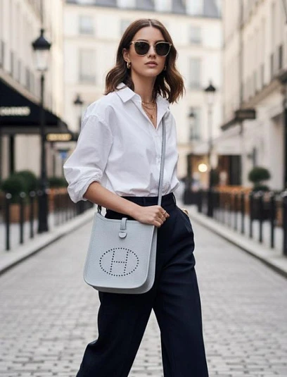 HERMES Женская сумка Evelyne 16 см 8U Clemence