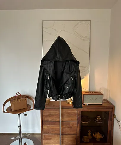 ALAIA Женская кожаная куртка классическая