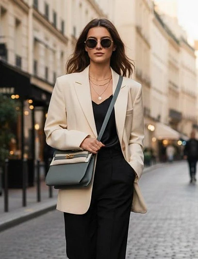 HERMES Женская сумка Kelly Depeches 25 см 63/Vert Amanda Epsom