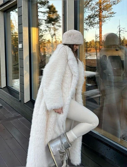 GUCCI Женская шуба из овчины