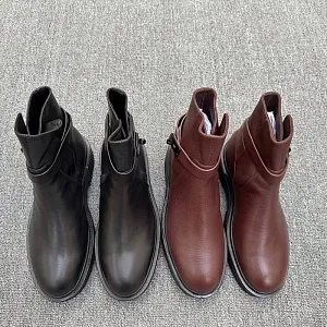 HERMES Мужские ботинки из овечьей кожи