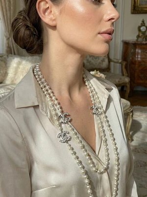 CHANEL Женское многослойное колье