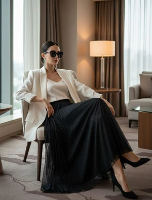 BRUNELLO CUCINELLI Женская юбка шерсть и нейлон