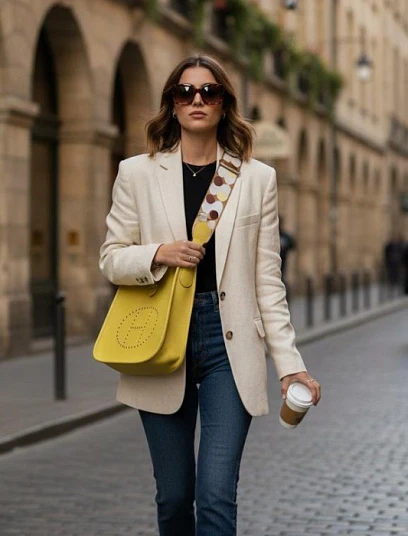 HERMES Женская сумка Evelyne 29 см 9R/Lime Clemence