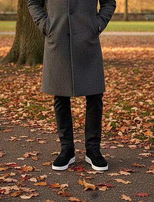 LORO PIANA Женские кроссовки из овчины 