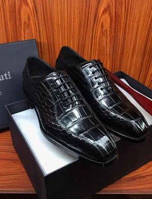 BERLUTI Мужские туфли из брюшка крокодила
